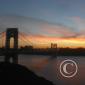 The GWB at Sunset 
